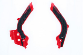 Acerbis X-Grip Frame Protectors MC/MCF + EC/ECF 2021-2023 Rood-Zwart