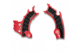 Acerbis X-Grip Frame Protectors CRF250 22-24 / CRF450 21-24 Rood-Zwart