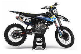 SEMI CUSTOM STICKERSET HUSQVARNA / Standaard 25 Black