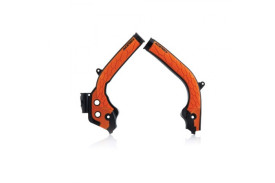 Acerbis X-Grip Frame Protectors SX/SXF 16-18 EXC / EXC-F 17-19 Zwart-Oranje