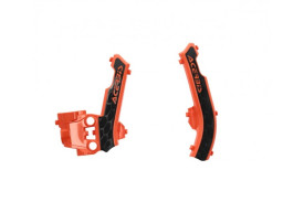 Acerbis X-Grip Frame Protectors SX50 - E3 - E5 2015-2024 Oranje-Zwart