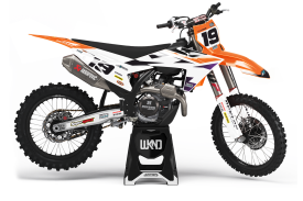 SEMI CUSTOM STICKERSET KTM / Standaard Look