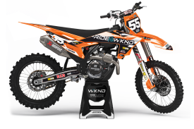 SEMI CUSTOM STICKERSET KTM / RAW