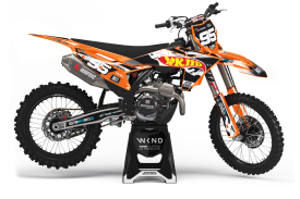 SEMI CUSTOM STICKERSET KTM / HOT